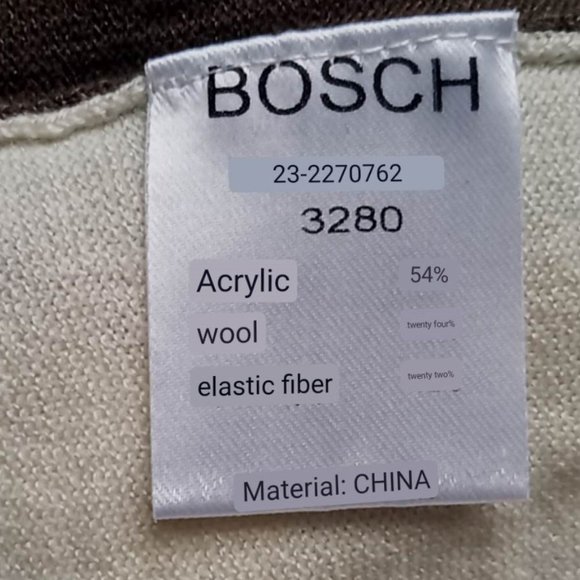 Color Block Mock Neck  Sweater, Size S - Picture 5 of 6